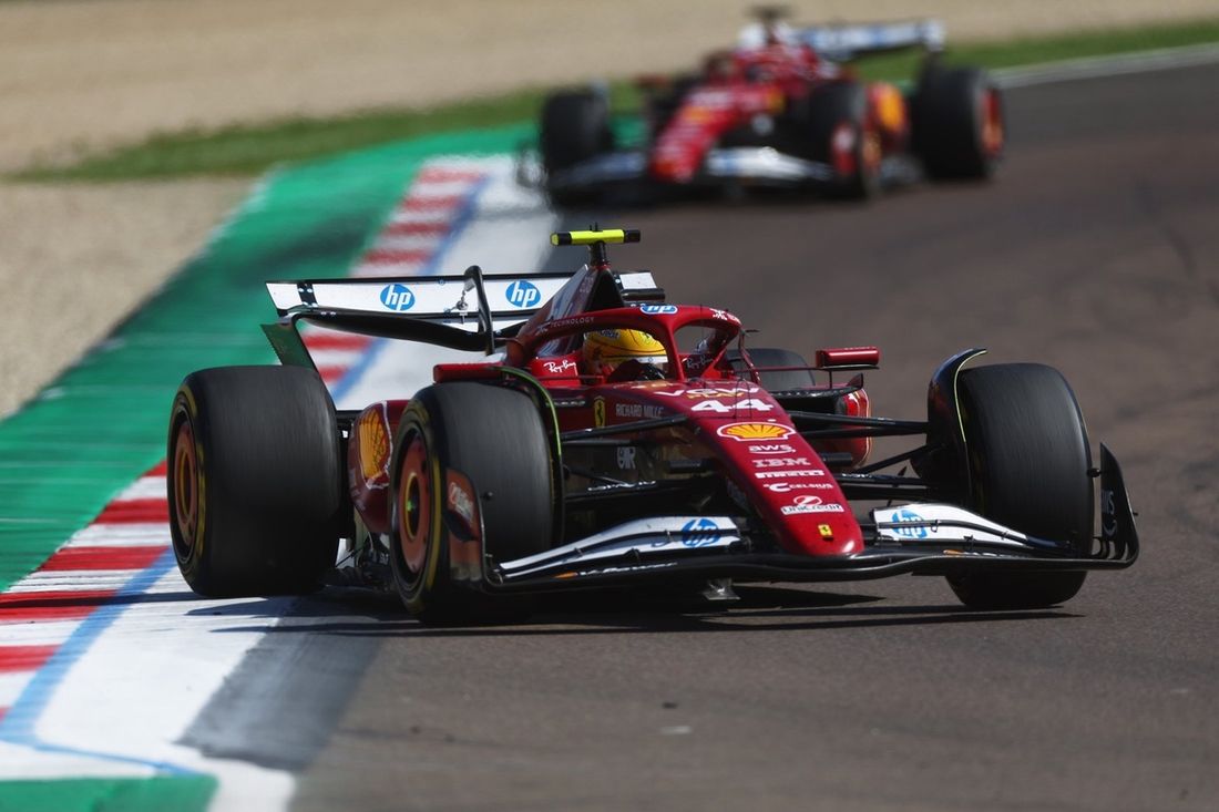 Charles Leclerc, Ferrari, Lewis Hamilton