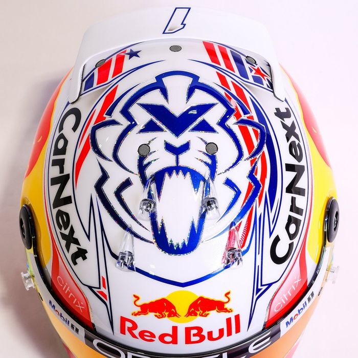 Casco de Max Verstappen, Red Bull, Austin
