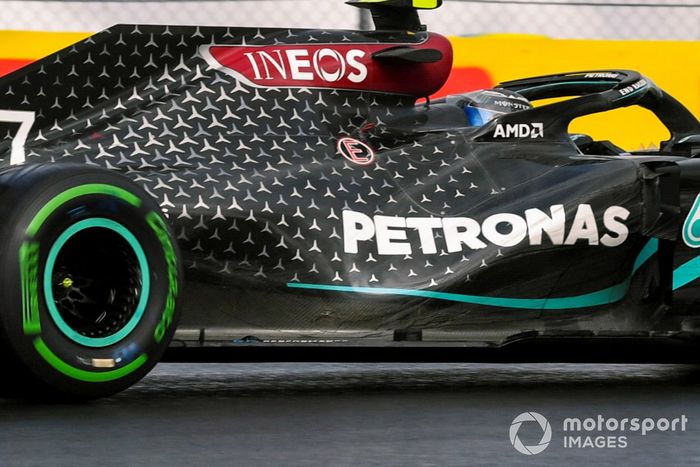 Detalle del Mercedes F1 W11