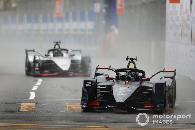 Sam Bird, Envision Virgin Racing, Audi e-tron FE05 Oliver Rowland, Nissan e.Dams, Nissan IMO1