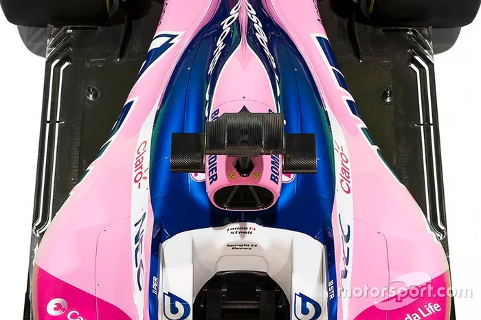Détail de la livrée Racing Point 