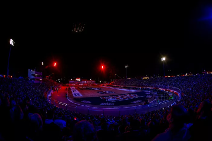 A general view of pre-race ceremonies