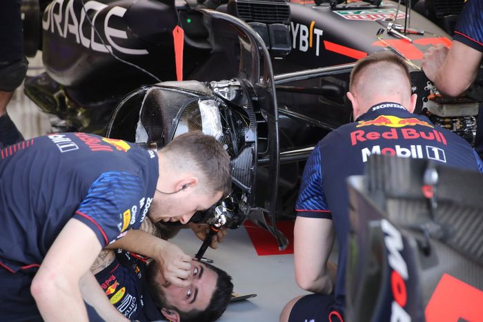 Detalle del freno del Red Bull Racing RB19