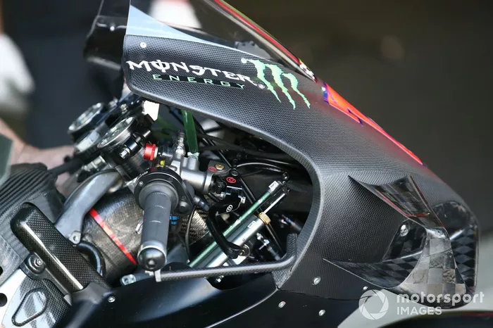 La moto Ducati de MotoGP