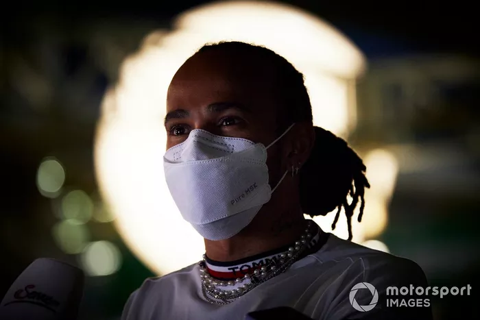 Lewis Hamilton, Mercedes habla con los medios de comunicación