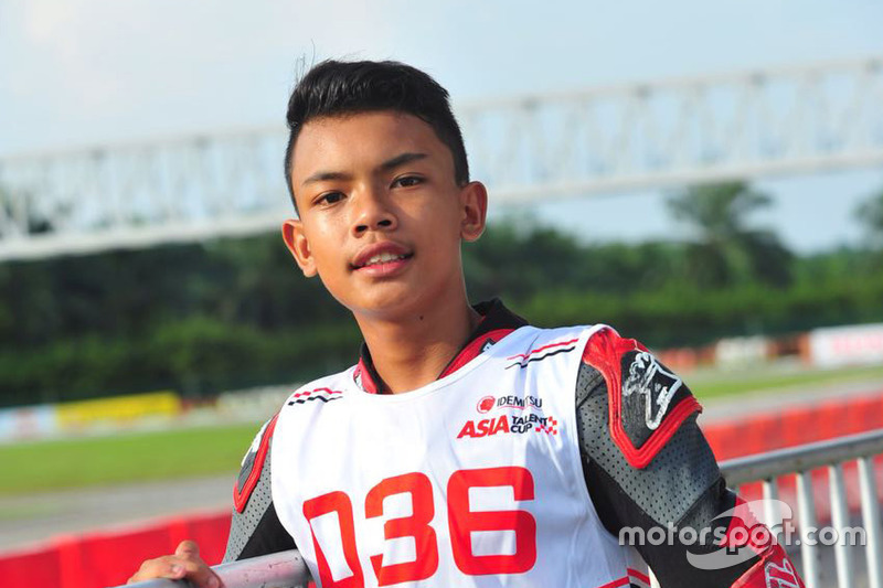 Adenanta Putra saat seleksi Asia Talent Cup 2018