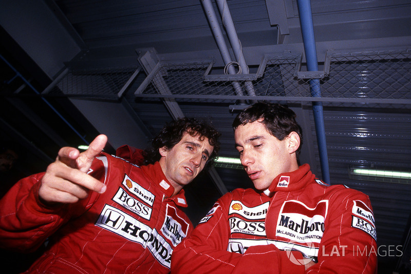6. Ayrton Senna acabó el campeonato primero. Sin embargo, como John Surtees en 1964, fue campeón sólo por el sistema de descartes, en el que sólo los 11 mejores resultados (de las 16 carreras) contaban al final de la temporada. Al haber ganado más que Prost (8 a 7), cerró el año con 90 a 87 en puntos, aunque Alain, si contaran todas las carreras, habría sumado 105 por los 94 del brasileño.