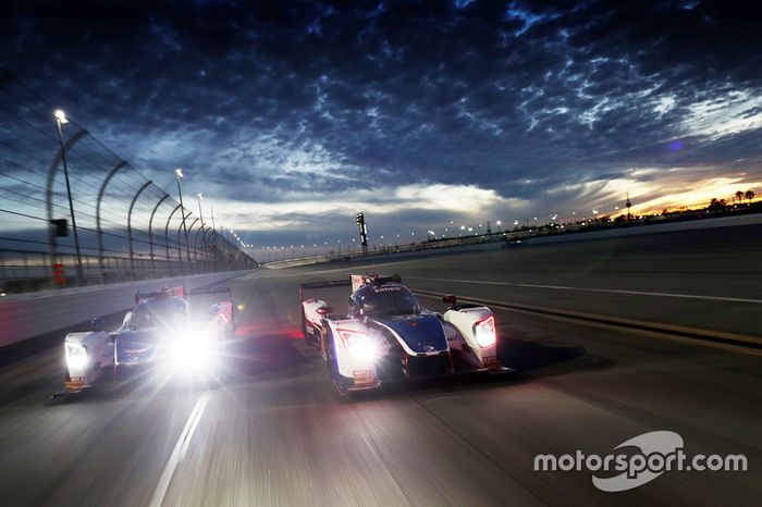 #23 United Autosports Ligier LMP2: Phil Hanson, Lando Norris, Fernando Alonso, #32 United Autosports Ligier LMP2: Will Owen, Hugo de Sadeleer, Bruno Senna, Paul di Resta
