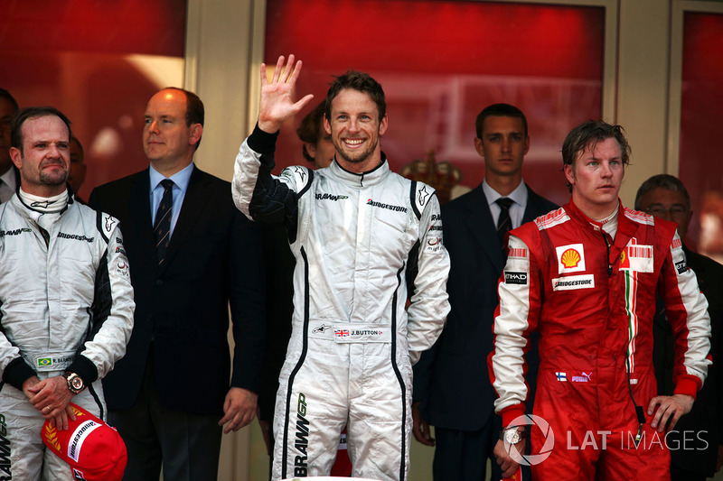 2009: 1. Jenson Button, 2. Rubens Barrichello, 3. Kimi Raikkonen