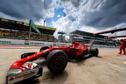 Simulation d'arrêt au stand pour Kimi Raikkonen, Ferrari SF70H