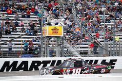 Noah Gragson, Kyle Busch Motorsports Toyota takes the checkered flag