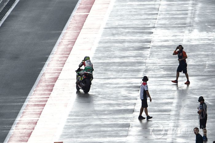 Cal Crutchlow, Team LCR Honda, pit lane