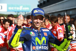 Third place Valentino Rossi, Yamaha Factory Racing