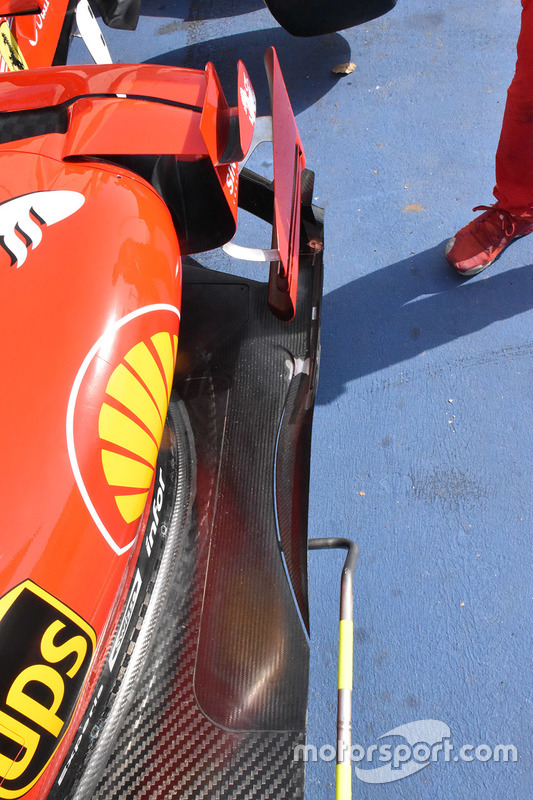 Днище Ferrari SF70H