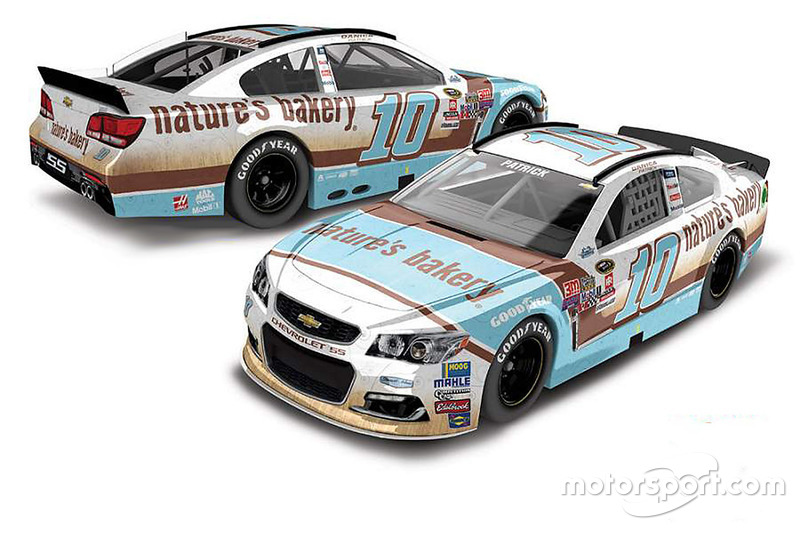 Danica Patrick, Stewart-Haas Racing Chevrolet throwback scheme