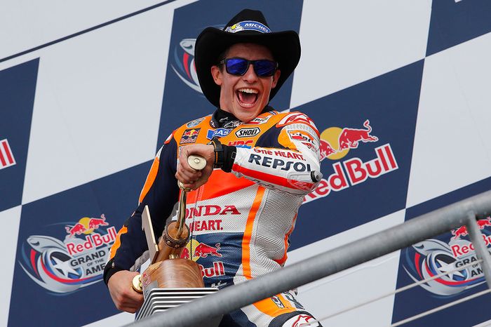 El ganador de la carrera, Marc Marquez, Repsol Honda Team