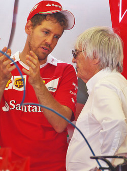 Sebastian Vettel, Ferrari y Bernie Ecclestone
