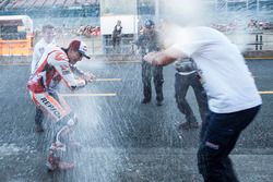 Ganador, Marc Márquez, Repsol Honda Team celebra con su equipo