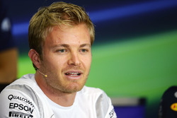 Nico Rosberg, Mercedes AMG F1 in the FIA Press Conference