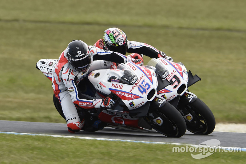 Scott Redding, Pramac Racing; Danilo Petrucci, Pramac Racing