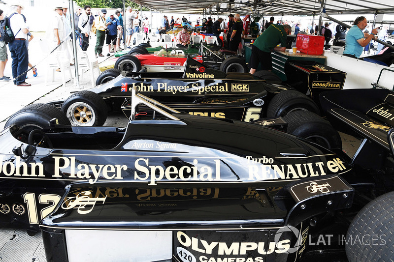 Des anciennes F1 de Lotus