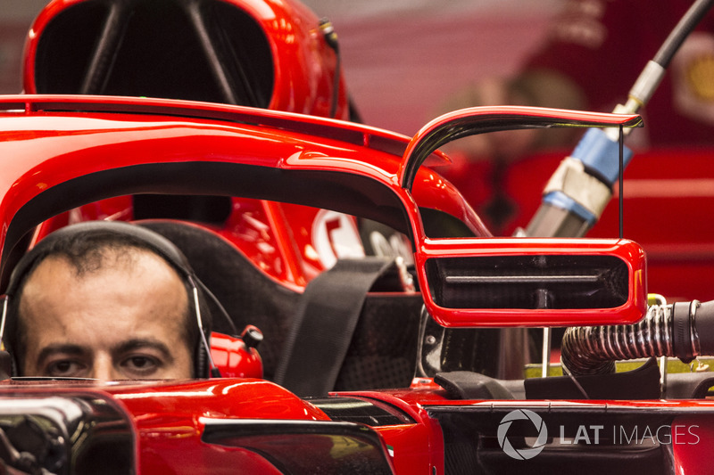 Ferrari SF71H mirror detail