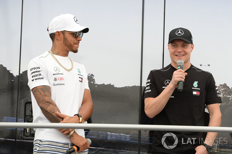Lewis Hamilton, Mercedes-AMG F1 et Valtteri Bottas, Mercedes-AMG F1