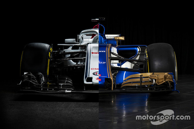 Sauber C37 e C36 a confronto