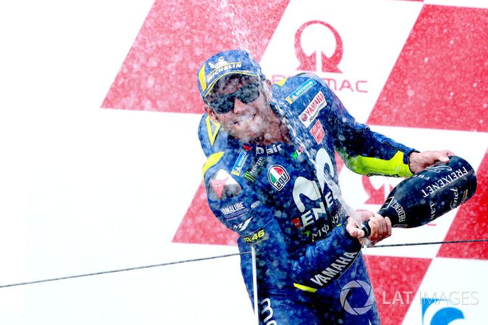 Podio Valentino Rossi, Yamaha Factory Racing