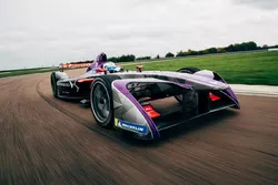 DSV-03 Formula E car in action