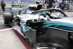 Mercedes-AMG F1 W09, dettaglio della pancia