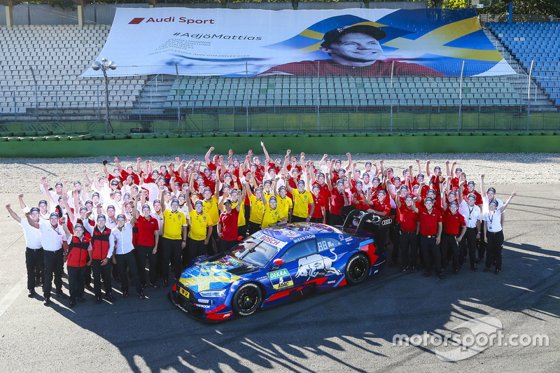 Mattias Ekström, Audi Sport Team Abt Sportsline with the team