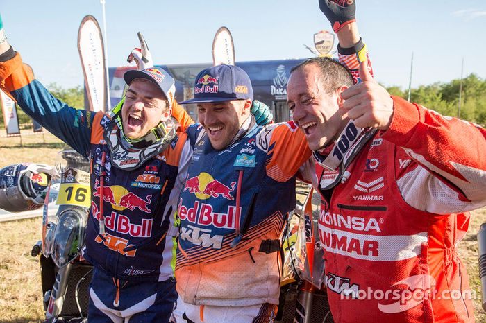 Sam Sunderland, Red Bull KTM Factory Racing, Matthias Walkner, Red Bull KTM Factory Racing, Gerard Farrés, Himoinsa Racing Team KTM