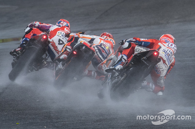 Danilo Petrucci, Pramac Racing, Marc Marquez, Repsol Honda Team, Andrea Dovizioso, Ducati Team