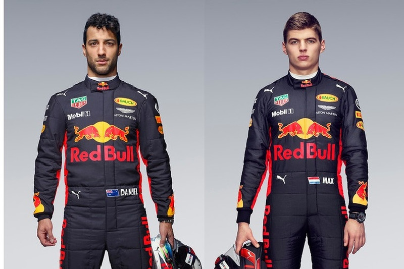 Daniel Ricciardo y Max Verstappen, pilotos de Red Bull Racing