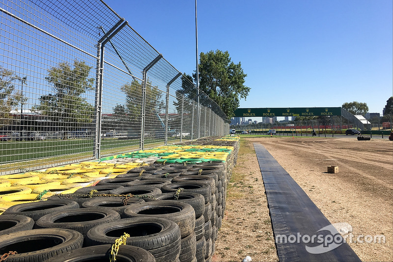 Préparatifs du Grand Prix d'Australie