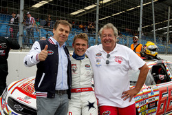 Maciej Dreszer, DF1 Racing mit Norbert Walchhofer, DF1 Racing und seinem Vater