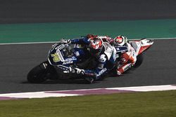 Baz overtaking Jorge Lorenzo, Ducati Team