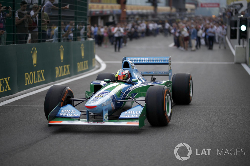 Mick Schumacher au volant de la Benetton B194-5