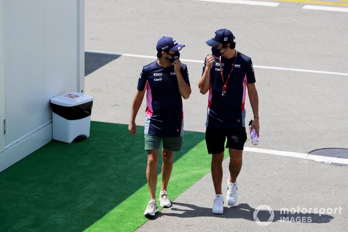 Sergio Pérez, Racing Point y Lance Stroll, Racing Point