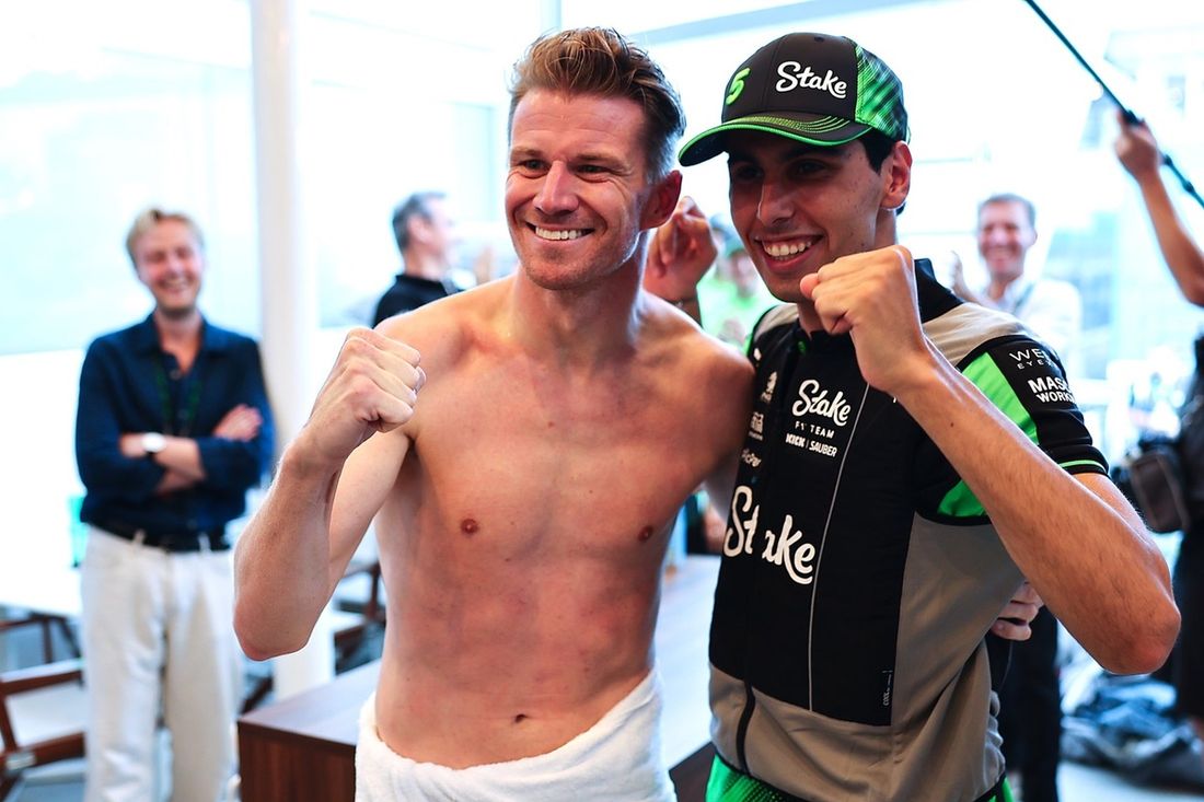 Nico Hulkenberg, Sauber, Gabriel Bortoleto, Sauber