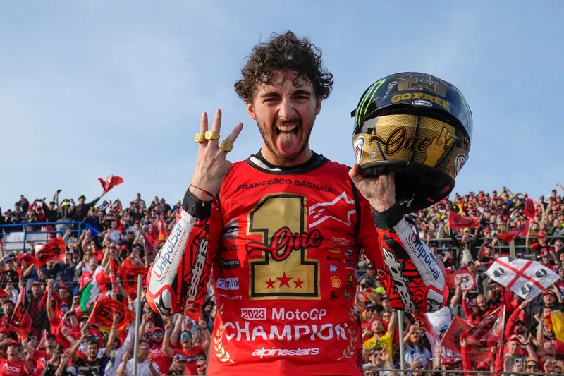 World champion Francesco Bagnaia, Ducati Team