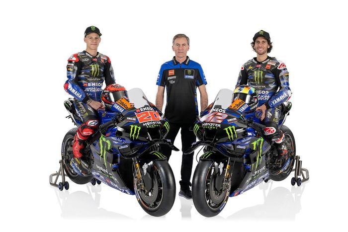Fabio Quartararo, Yamaha Factory Racing, 
Alex Rins, Yamaha Factory Racing. Lin Jarvis