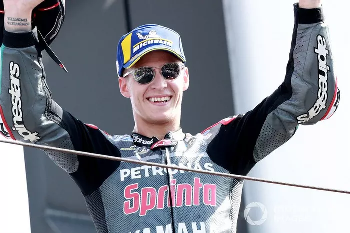 Podio: segundo lugar Fabio Quartararo, Petronas Yamaha SRT