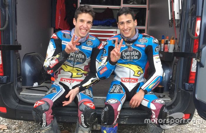 Estrella Galicia Team Moto2, Alex Marquez y Xavi Vierge