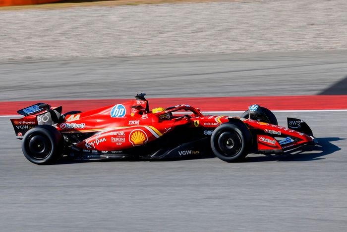 Lewis Hamilton, Ferrari during Pirelli test