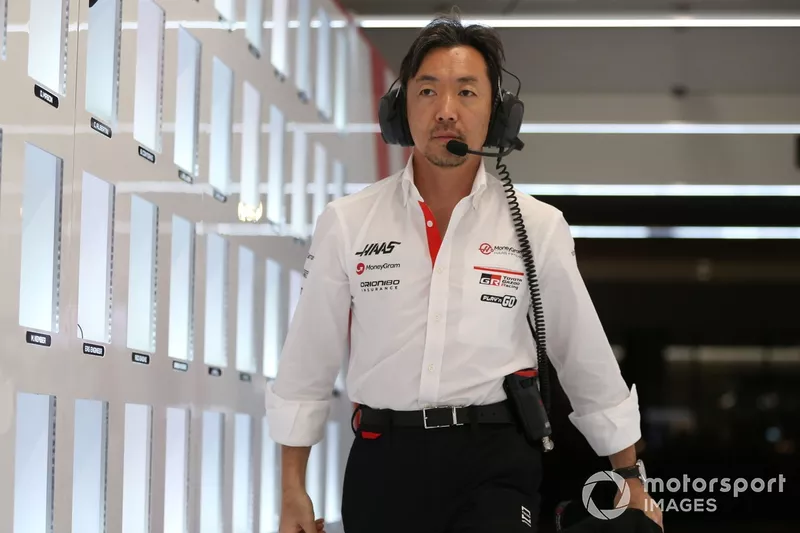 Ayao Komatsu, directeur d'équipe, Haas F1 Team 