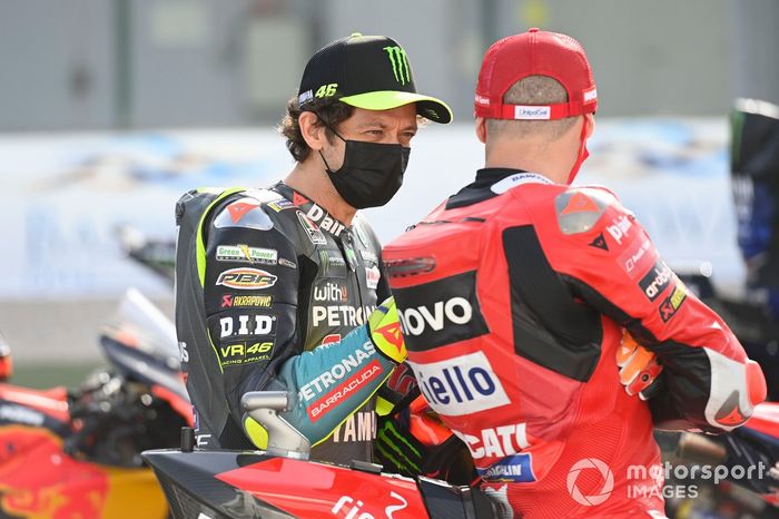 Valentino Rossi, Petronas Yamaha SRT, Jack Miller, Ducati Team