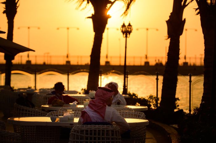 El atardecer en Yeda