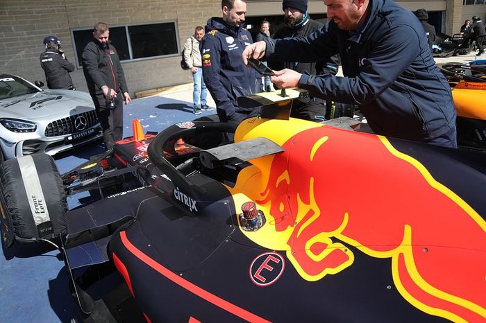 Parte trasera del Red Bul Racing RB15